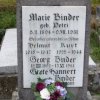 Binder Georg 1892-1981 Petri Maria 1894-1931 Grabstein